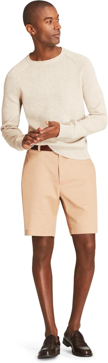 Brooks Brothers Mens Regular Fit Stretch Lightweight Advantage Chino Shorts - Image 2