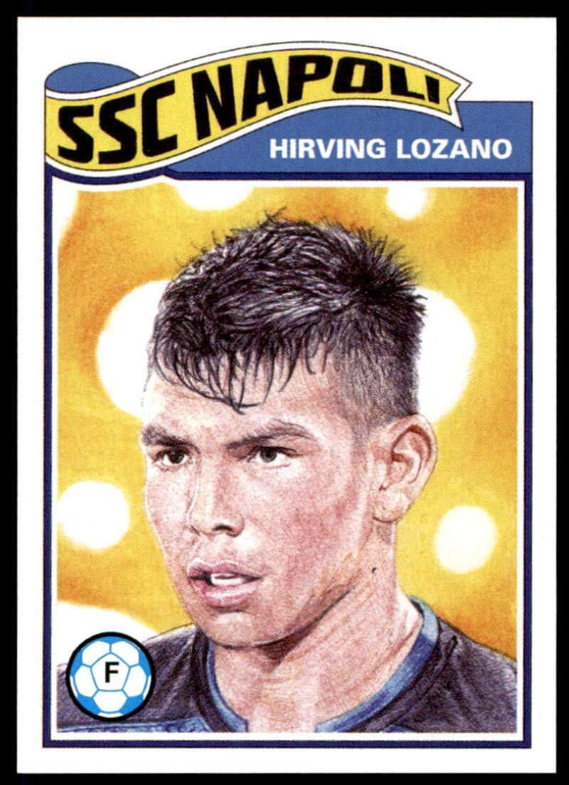 2020 Topps The UCL Living Set UEFA Champions League #210 Hirving Lozano Napoli Official Soccer Futbol Trading Card LIMITED PRINT RUN
