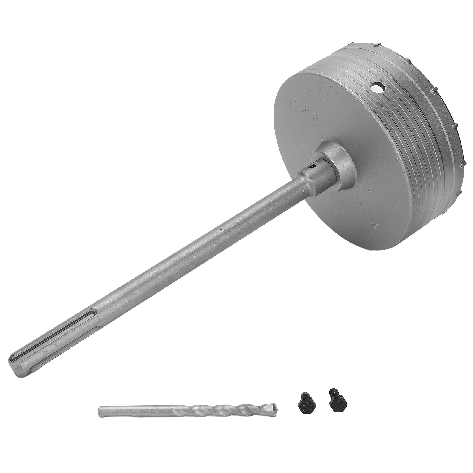 Scie à Cloche Trépan, Set de Scies Cloches, Scie Trépan pour Mur Béton, 9 Pièces Carotteuse Mur Pointes(100-125-160mm)