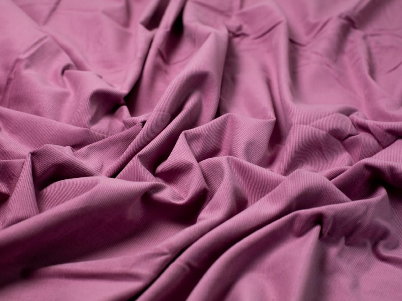 Minerva Rose Pink Crafts 21 Wale Needlecord Fabric - Per Metre