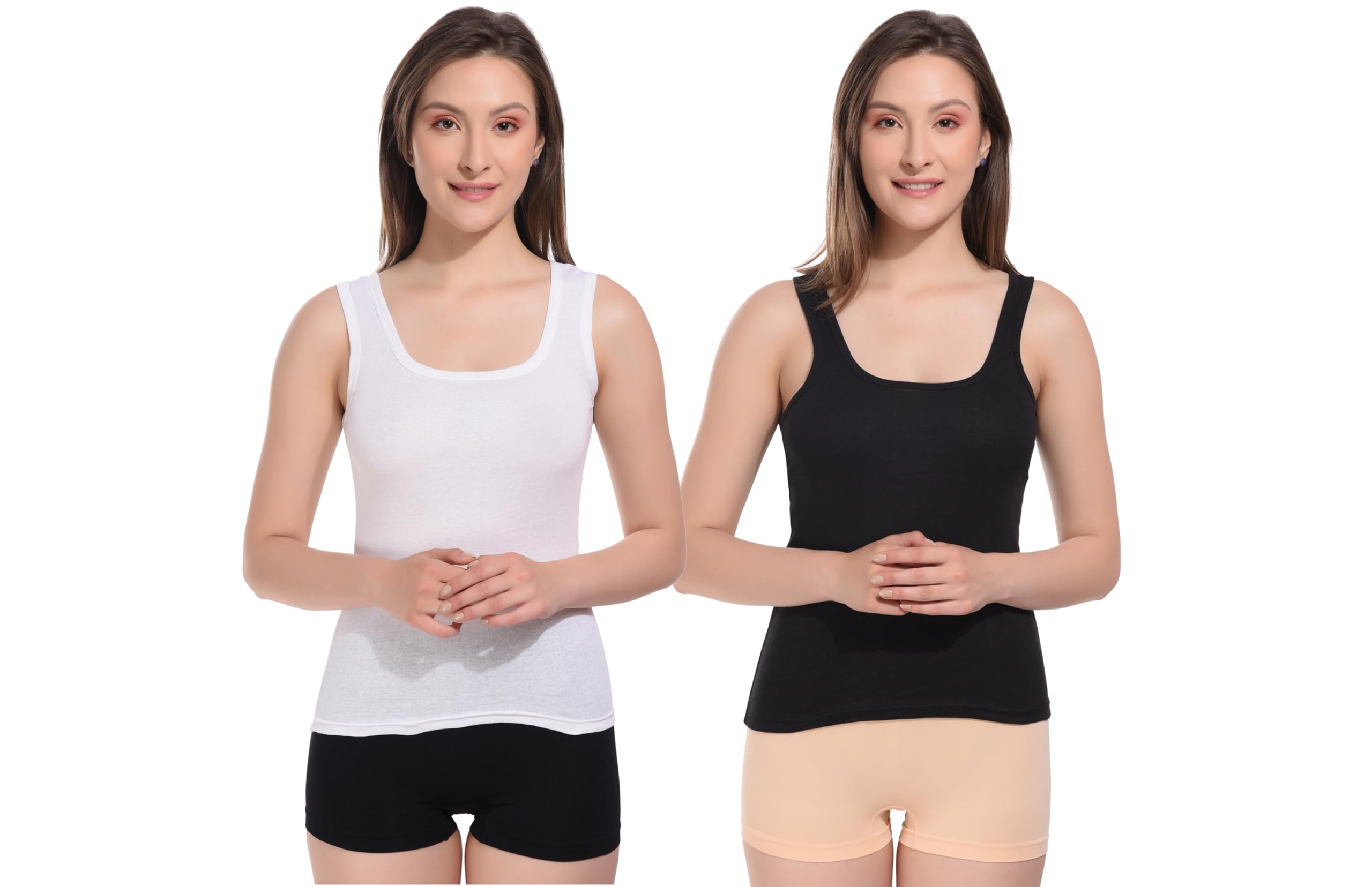 s.s collection Camisole for Womens,Womens Tank TOP,Womens TOP WEAR,Sleeveless TOP for Women, Pack of 2-picture-57