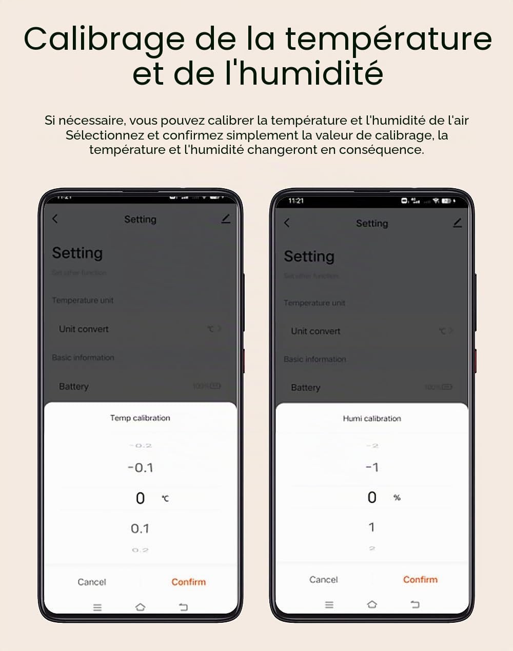 Thermomètre-hygromètre connecté étanche avec fonction bluetooth [Luminea]