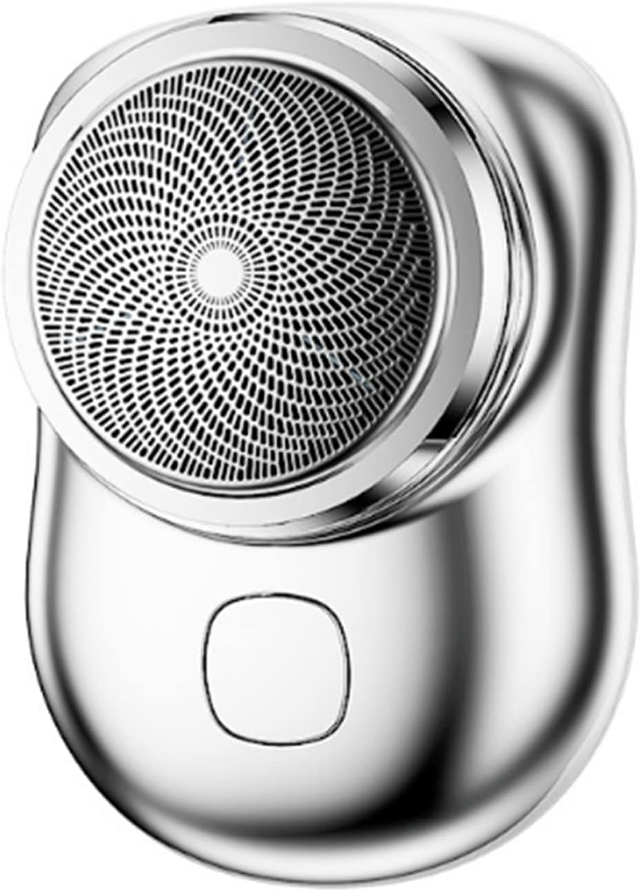 Electric Razor for Men, Newest Mini-Shave Portable Electric Shaver, Pocket Size Portable Shaver Wet and Dry Mens Razor USB Rechargeable Shaver Charging Easy One-Button Use Suitable for Home,Car,Travel