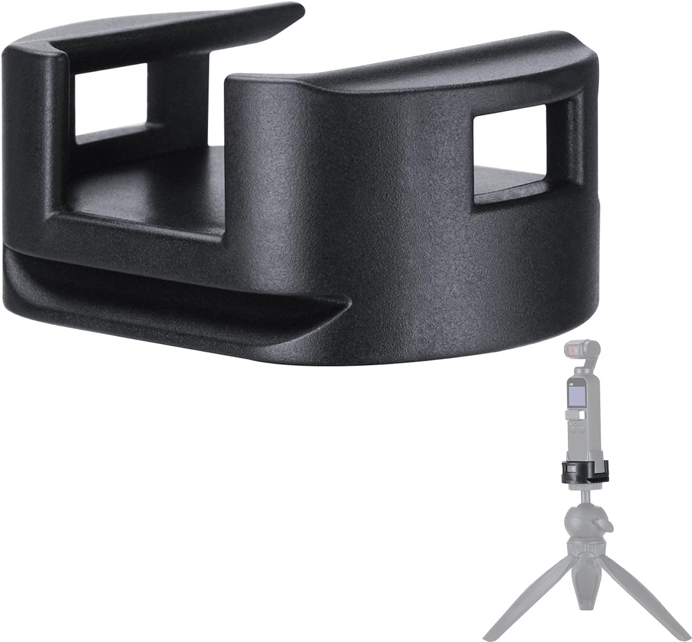 OSMO Pocket WiFi Base Tripod Mount Adapter Compatible with OSMO Pocket 1/2 Gimbal WiFi Wireless Module Base Accessory Bottom 1/4" Screw Adapter Quick Release Reserved Type-C Charging Port Space