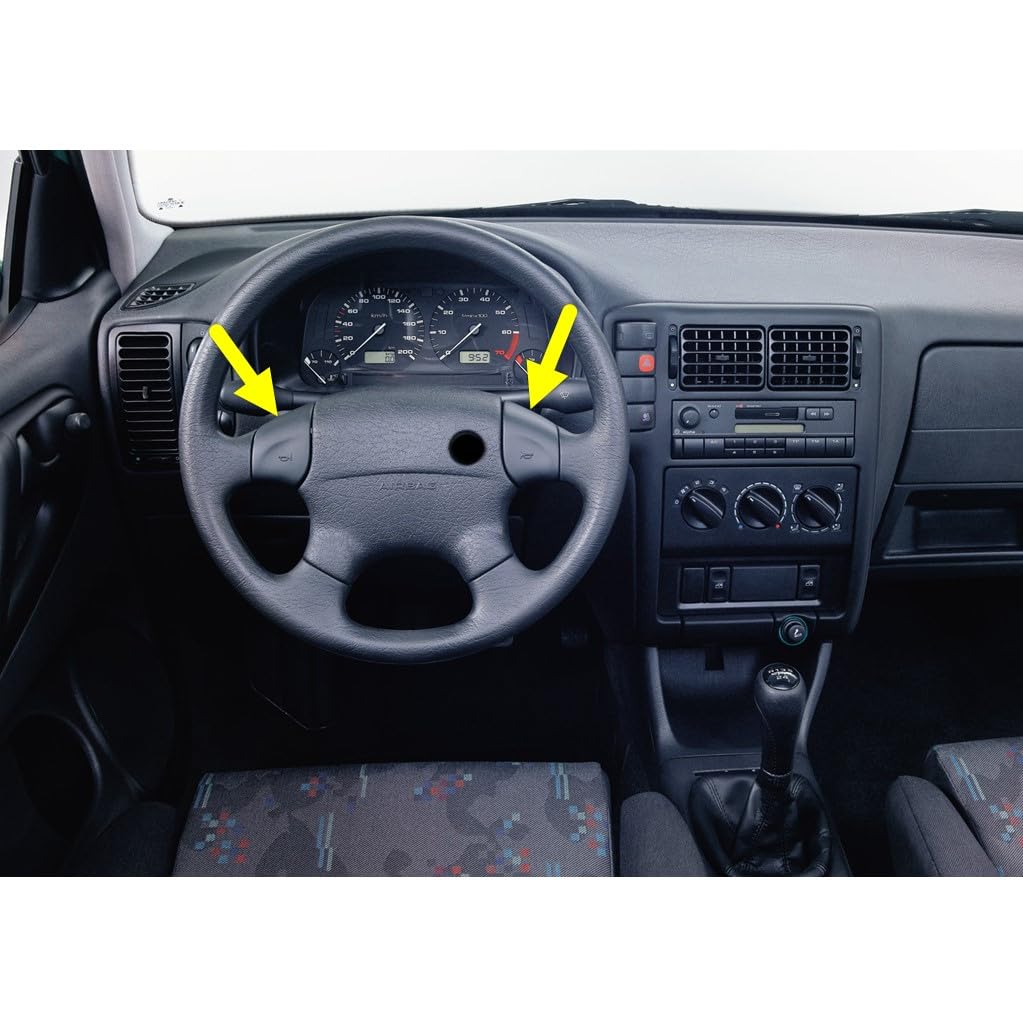 Korna Düğmesi Kapakları Sağ Sol 3A0419097 VW Polo Classic ile uyumlu 1996-1999