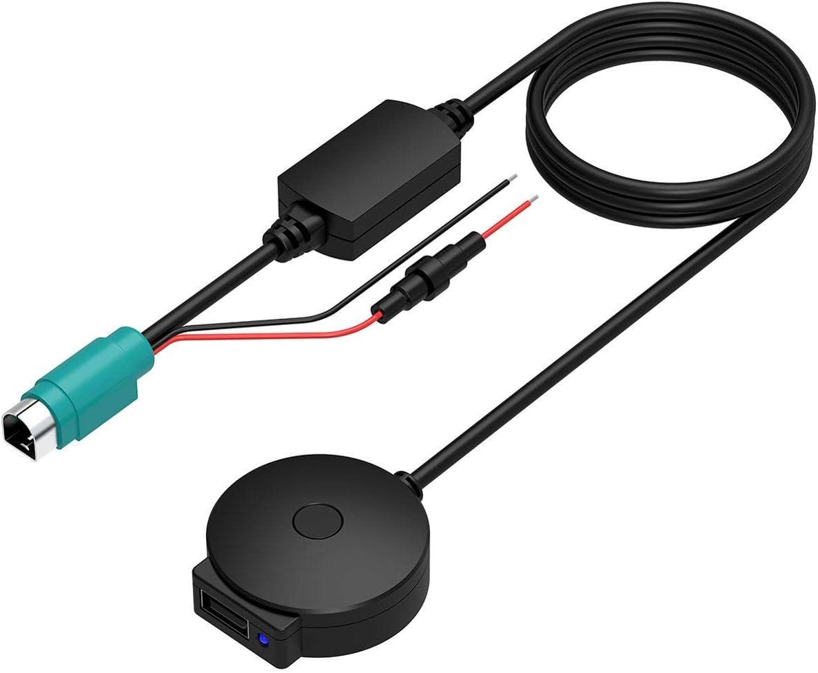 Bluetooth USB Audio Music AUX Car Cable Adapter for Alpine ALP-KCE-236B