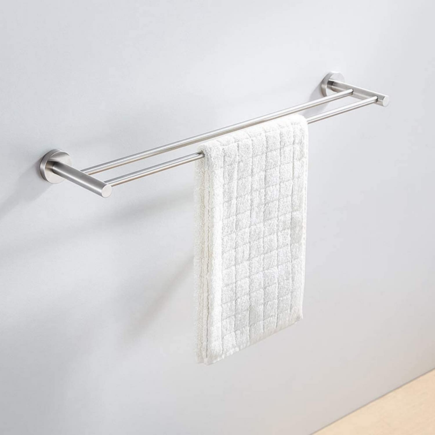 Porte-serviettes mural en acier inoxydable SUS304 pour salle de bain