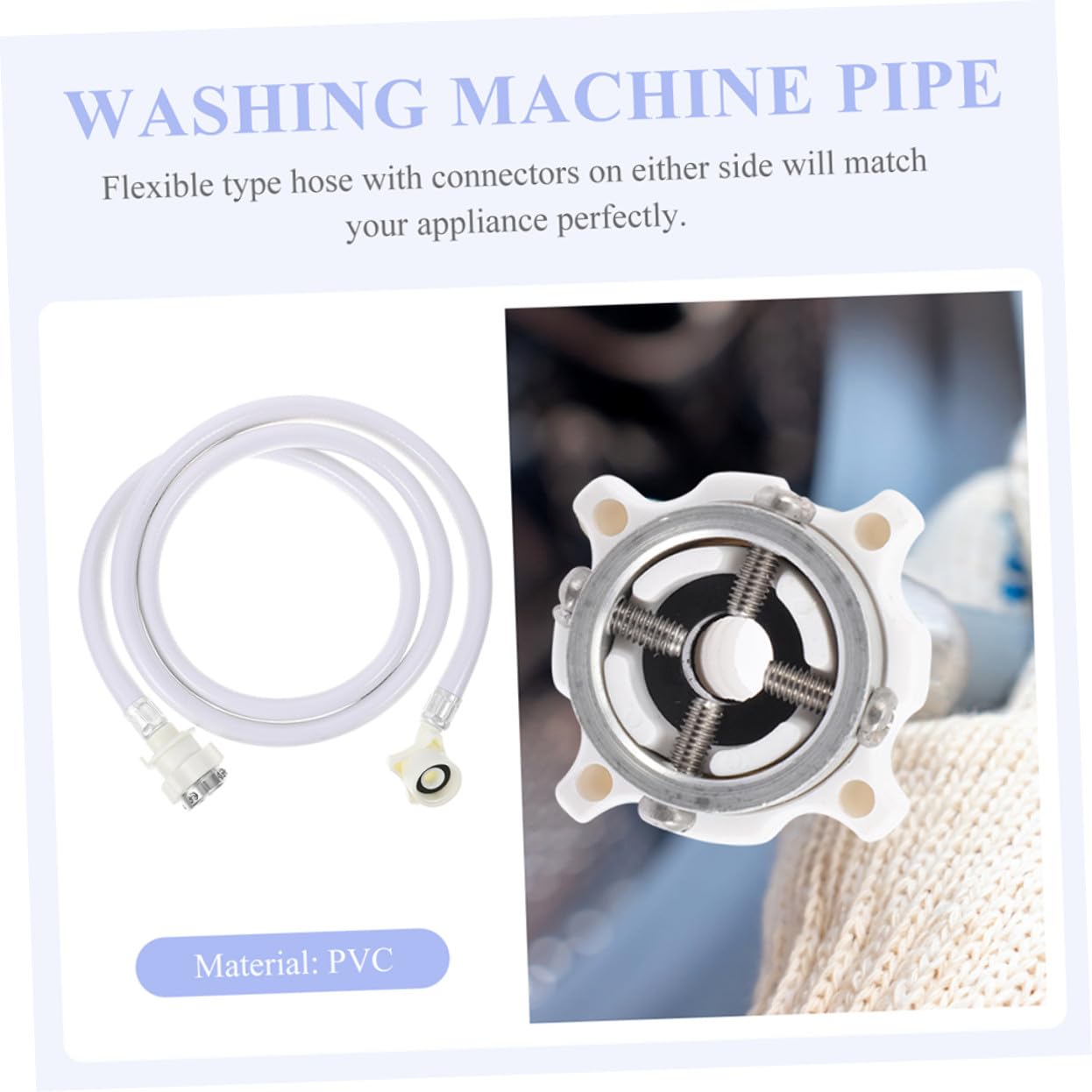 2stücke Wasserzulaufschlauch Für Waschmaschine Pvc Schlauch Zulaufschlauch Mit Wasserschutzventil Passend Für Waschmaschinen Sicher Und Langlebig