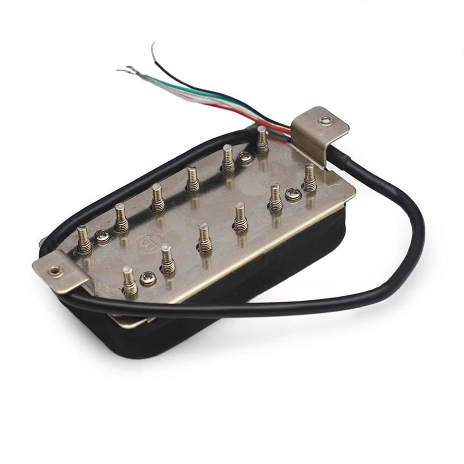 Alnico 5 Humbucker Pickup Doppelspule E-Gitarre Bridge Pickup Schwarz Gitarrenteile Warmer Sound(B+N)