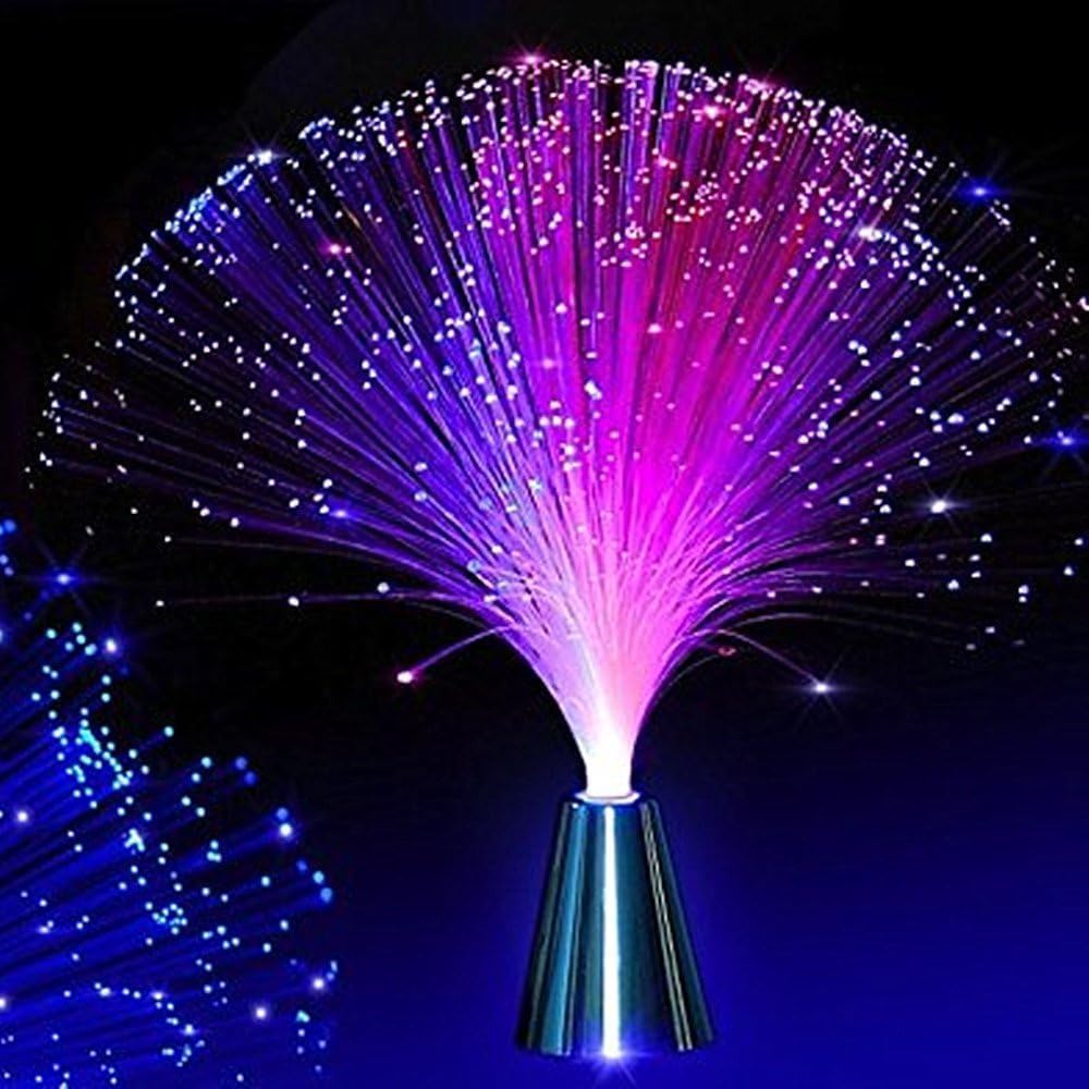 JALORDE 2Pck 13'' inch LED Colourful Changing Fibre Fiber