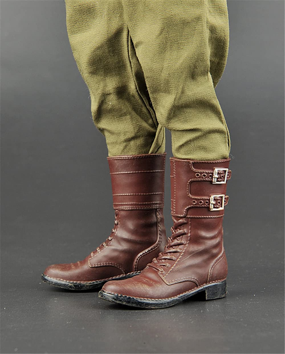 HiPlay Scarpe In Scala 1/6 Per Action Figure 12 Pollici - Stivaletti In Pelle Per Phicen/TBLeague ACC003