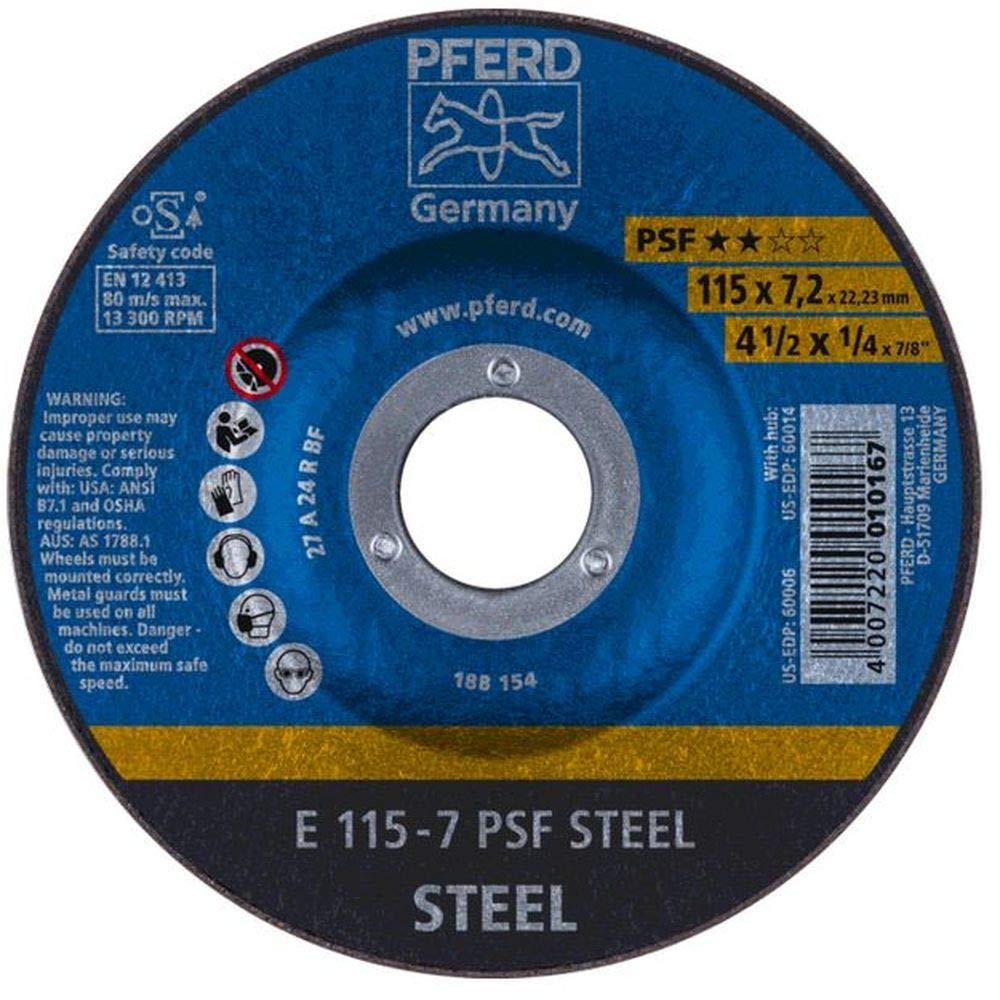 PFERD 4-1/2'' X 1/4'' Grinding Wheel 7 