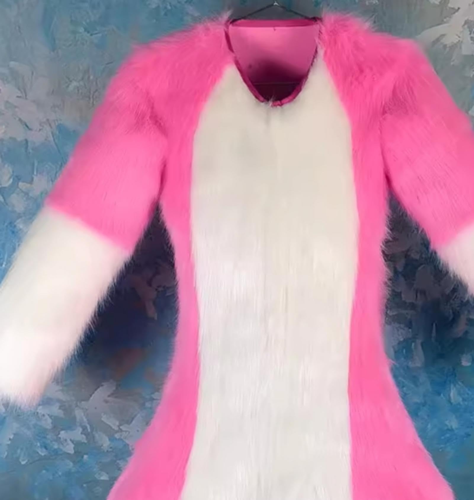 Furry Fursuit Body Fatto a mano, cosplay indossabile per peloso, per una festa di costume da cosplay unisex festa in costume