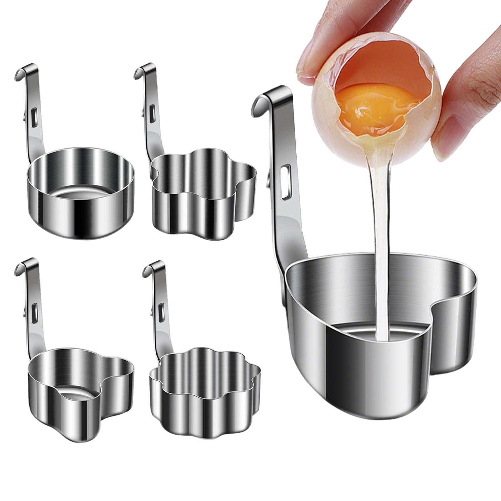 Molde para huevos con revestimiento fácil de limpiar pack de 5 unidades 1