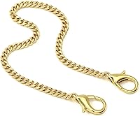 Vista 18 de Mini Linda Correa de Cadena de Bolso de Mano Correa de Repuesto para Bolso de Mano con Hombro Accesorios de Encanto (Oro Antiguo, 33 cm)