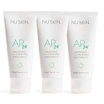 Nu Skin AP 24 Whitening Fluoride - Free Toothpaste | AP 24 Blend | Vanilla Mint Flavor | Brightens Teeth | Removes Surface Stains | Prevents Dental Cavities & Plaque | Enamel-Safe | 4 oz | 3 Pack
