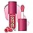 BANGFENG Big Brush Head Hydrating Lip Glow Oil Plumping Lip Tint, Hydrating Lip Gloss Tinted Lip Balm Transparent Lip Care, Long Lasting Nourishing Non-sticky Fresh Texture (Raspberry)
