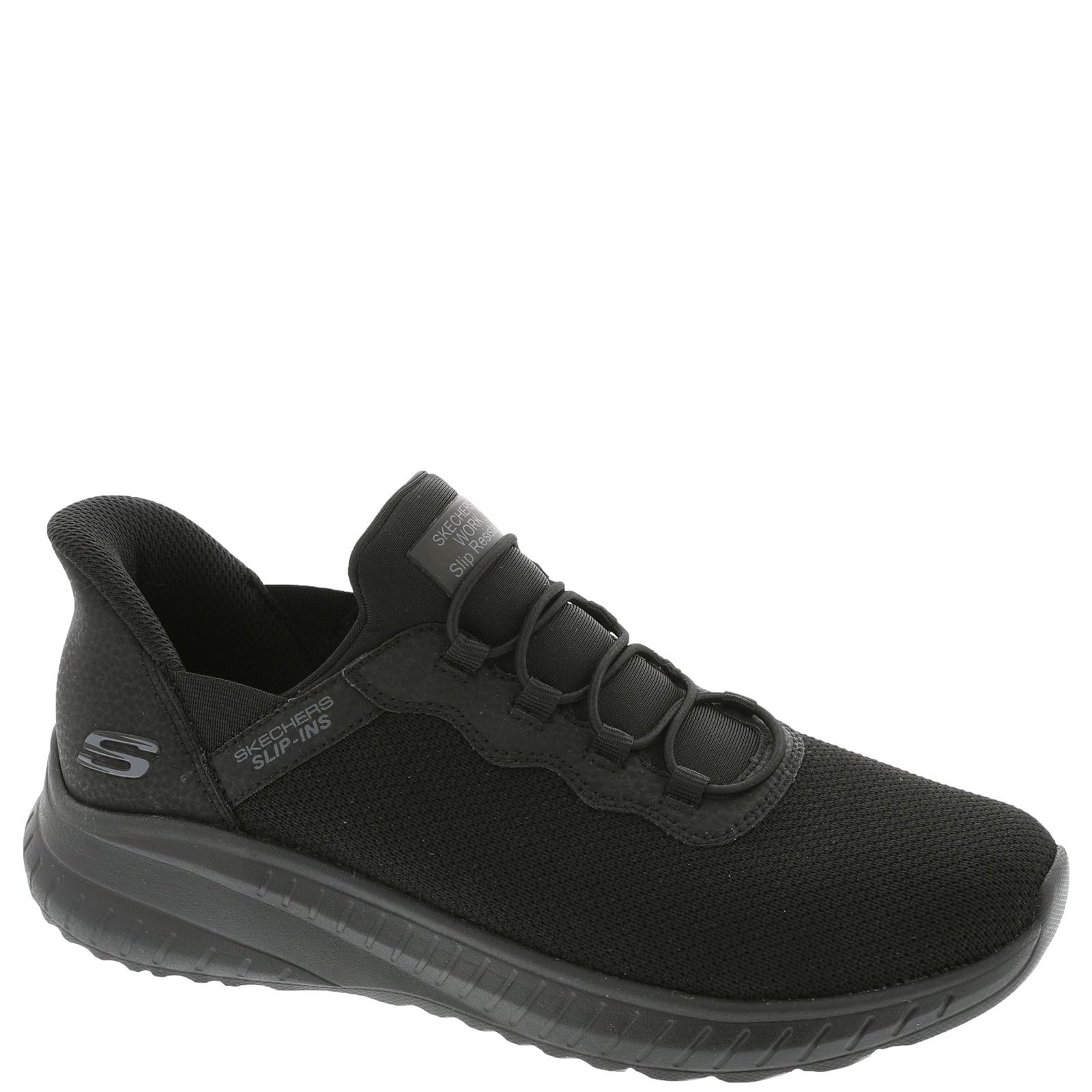 Skechers Women's Work Hands Free Slip Ins Squad Chaos SR- Jasul Chaussure de Service alimentaireFemme