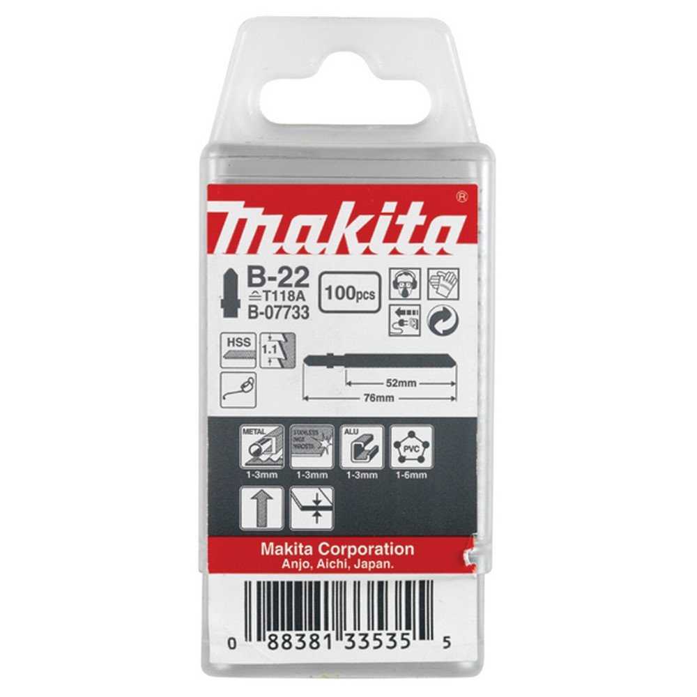 Makita B-07733 - Conjunto de sierras de calar 100 unds.