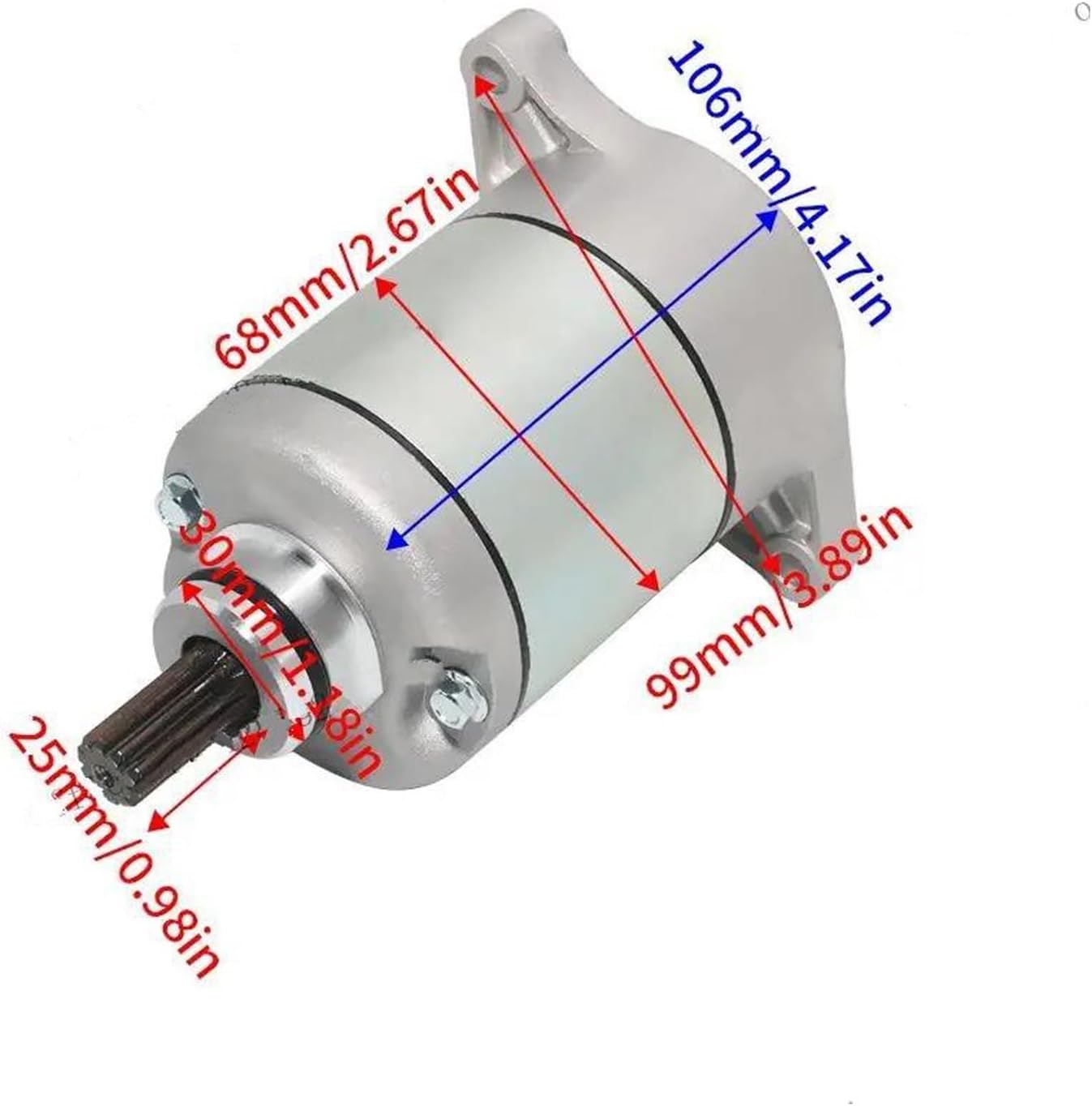 ヤマハ ブロンコ ST225 5BT1 1997年 セルモーター スターター モーター 社外品 純正品番 4JG-81800-00 互換 交換 補修  修理 パーツ YAMAHA BRONCO セルモーター スターターモーター キムコ用 MXU 375 400 マックス用 375 400 IRS 4X4 2X4 4T 200
