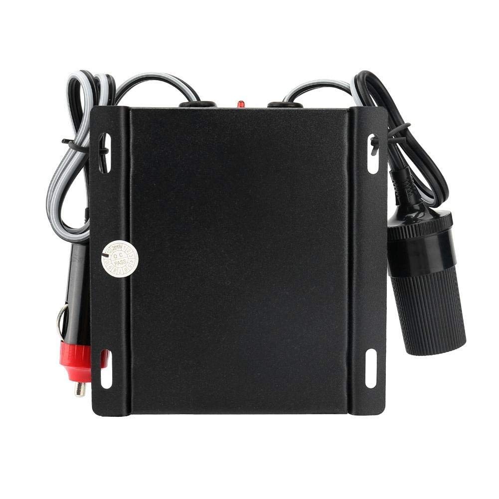 Nikou Abwärtsstromversorgungs Stromrichter 24V Auf 12V, LKW Adapter Spannungswandler 20A Auto Spannungsreduzierer Netzteil Konverter AbwTstransformator 24V Bis 12V Zigarettenanzünder Typ