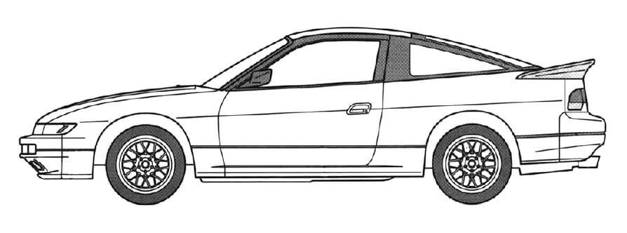 シルエイティー　(塗装済み) 生産終了】NISSAN Sileighty S13（シルエイティ） [PAB-2111