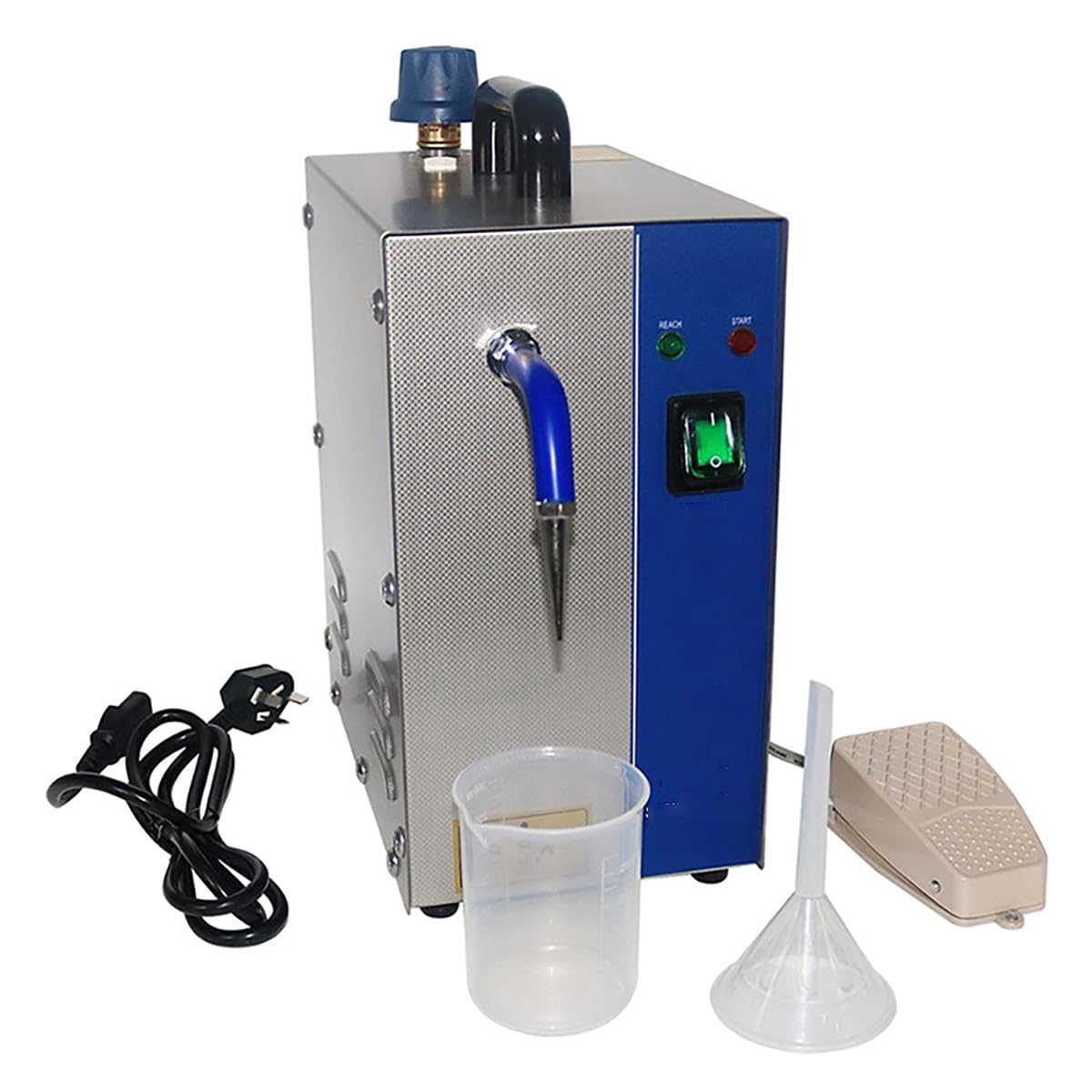 Limpiador de joyas eléctrico de 1300 W y 2 L. Limpiador de joyas de oro y plata. Limpiador de acero inoxidable for joyas de oro y plata. Limpiador de joyas de vapor for joyas de plata y oro.