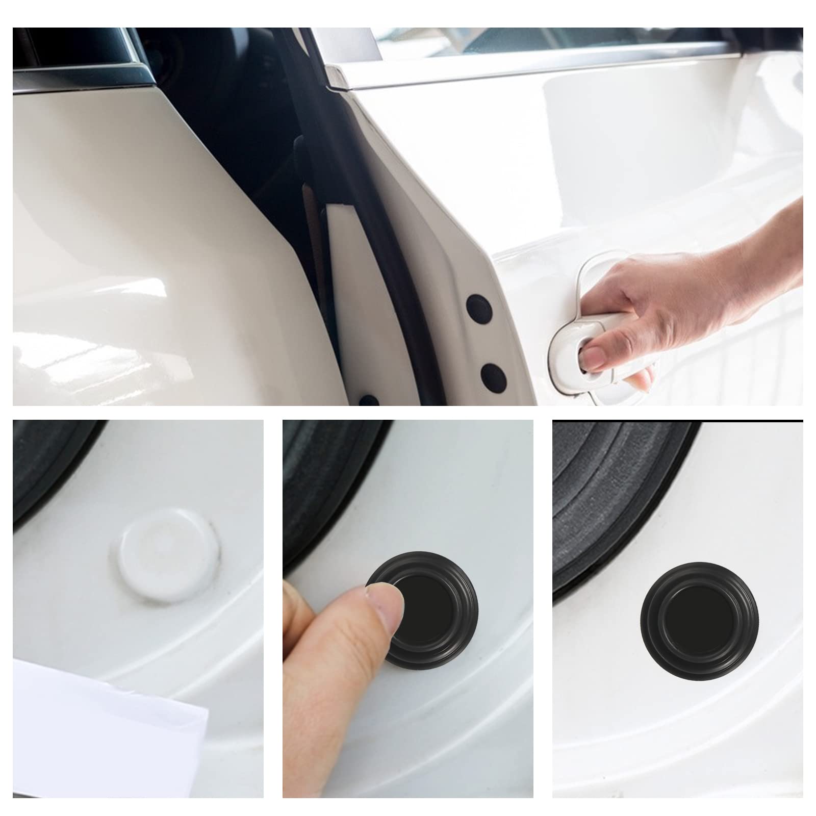 20Pcs Protezioni Per Portiere Auto In Silicone - Ammortizzatori Antivibrazione | Antigraffio E Impermeabili - Foto 12