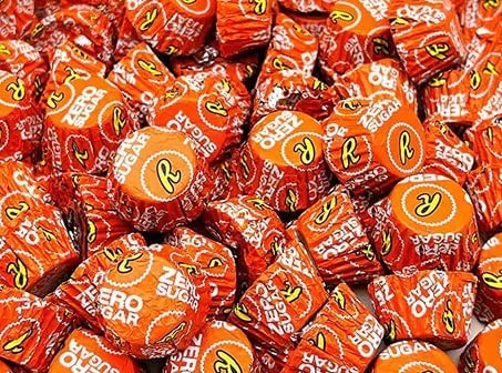 Zero Sugar Miniatures Chocolate Peanut Butter Cups Individually Wrapped 2LB BULK Candy Filled with Peanut Butter Holiday Candy (2 Pounds)
