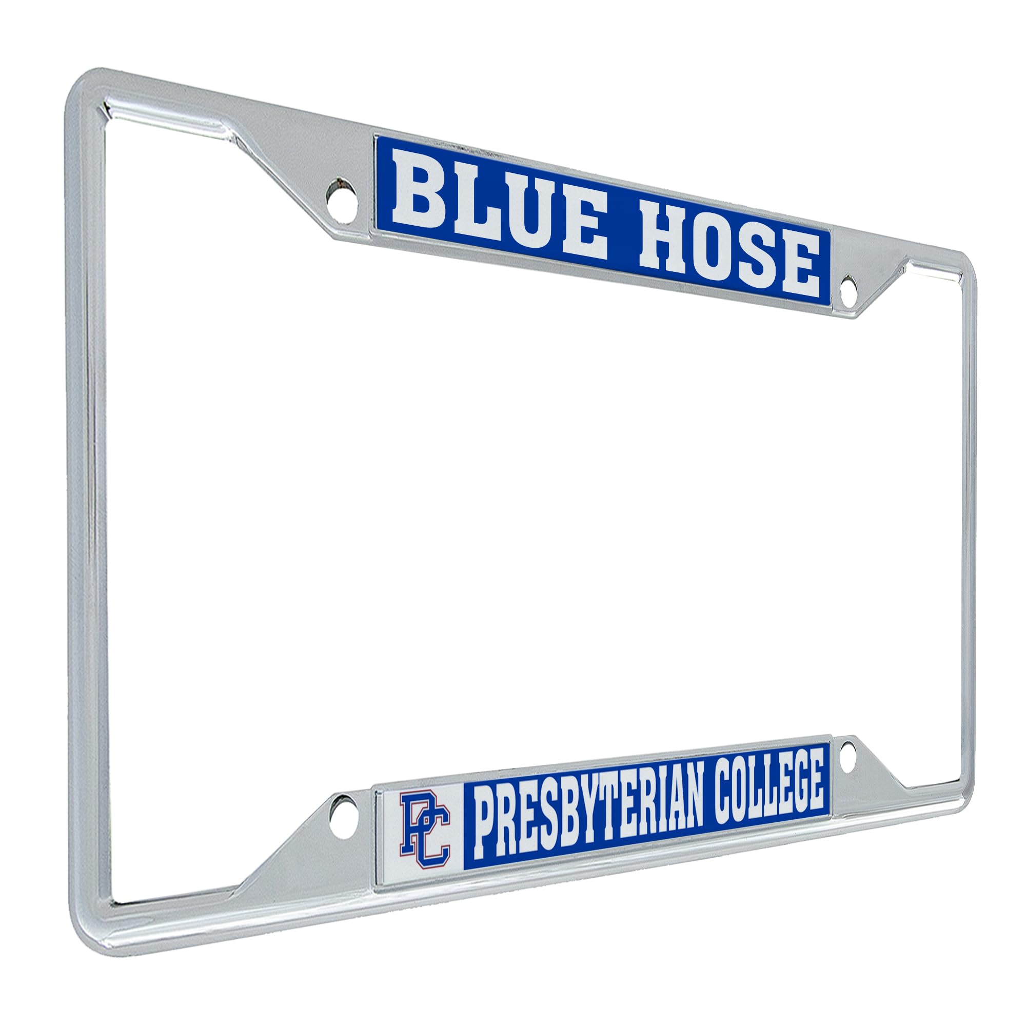 Desert Cactus Presbyterian College License Plate Frame Blue Hose Metal Car Tag Holder for Front or Back of Car Officially Licensed (Mascot)
