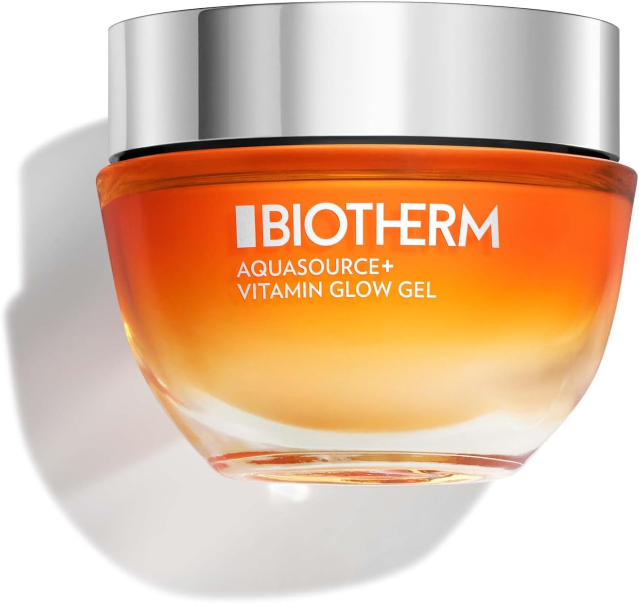 Biotherm AQUASOURCE+ Vitamin Glow Gel, Brightening Face Moisturizer with Vitamin B3 for Radiant Skin & Tone Evenness, 50ml