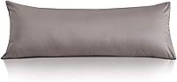 Vista 12 de Leeden - Funda de almohada corporal 100% algodón, 800 hilos, 21x54, funda de almohada corporal suave y transpirable larga para adultos y mujeres