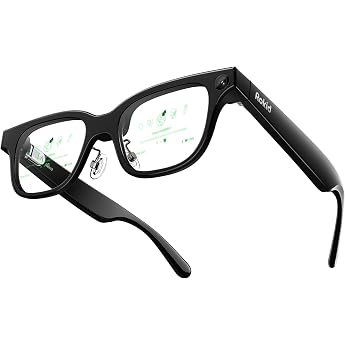 Rokid Glasses (with display), AI&AR Smart Glasses, First AI Glasses with ChatGPT & Gemini Support, Ultra Light 49g, Real-time