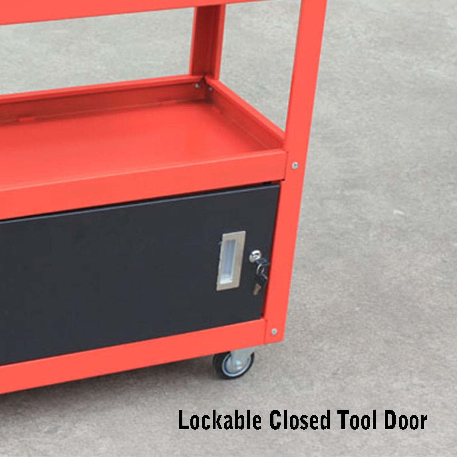 Carrello Portautensili Con Ruote, Carrello Portautensili For Impieghi Gravosi Con Cassetti, Ideale For Garage, Magazzino E Officina Di Riparazione