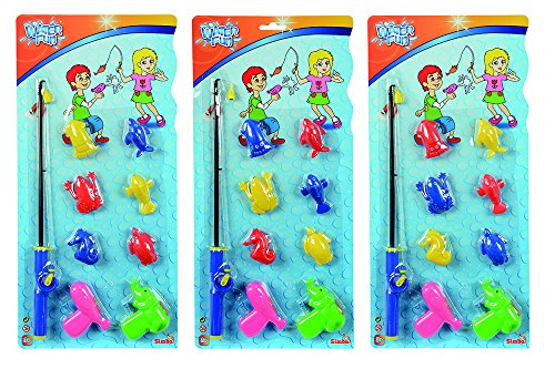 Preisvergleich Produktbild Simba 107406908 - Magnet Angelspiel, 3-sortiert