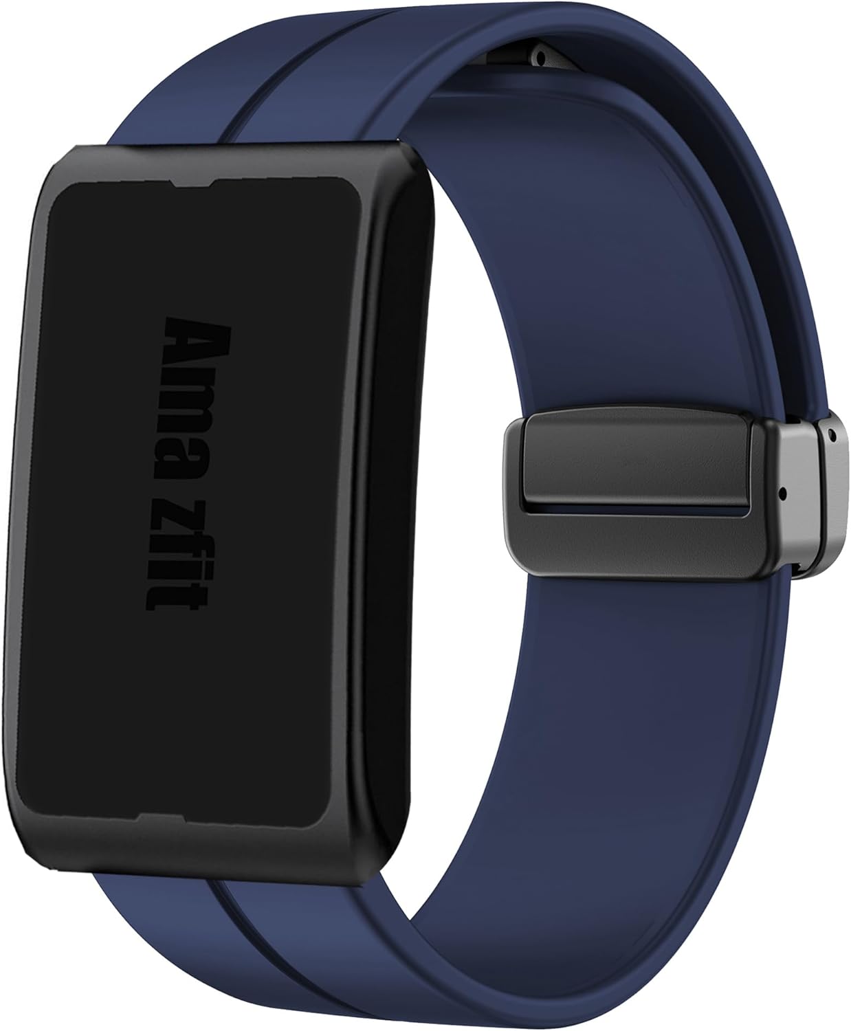 Lamshaw Compatible for Amazfit Helio Bands, Quick Release Soft Silicone Sport Wristband Replacement Straps Compatible for Amazfit Helio Fitness Tracker Wristband (Blue)