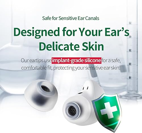 AZLA SednaEarfit MAX - Funda para Galaxy Buds 2 Pro Phantom Black, 3 pares (SSSMS)