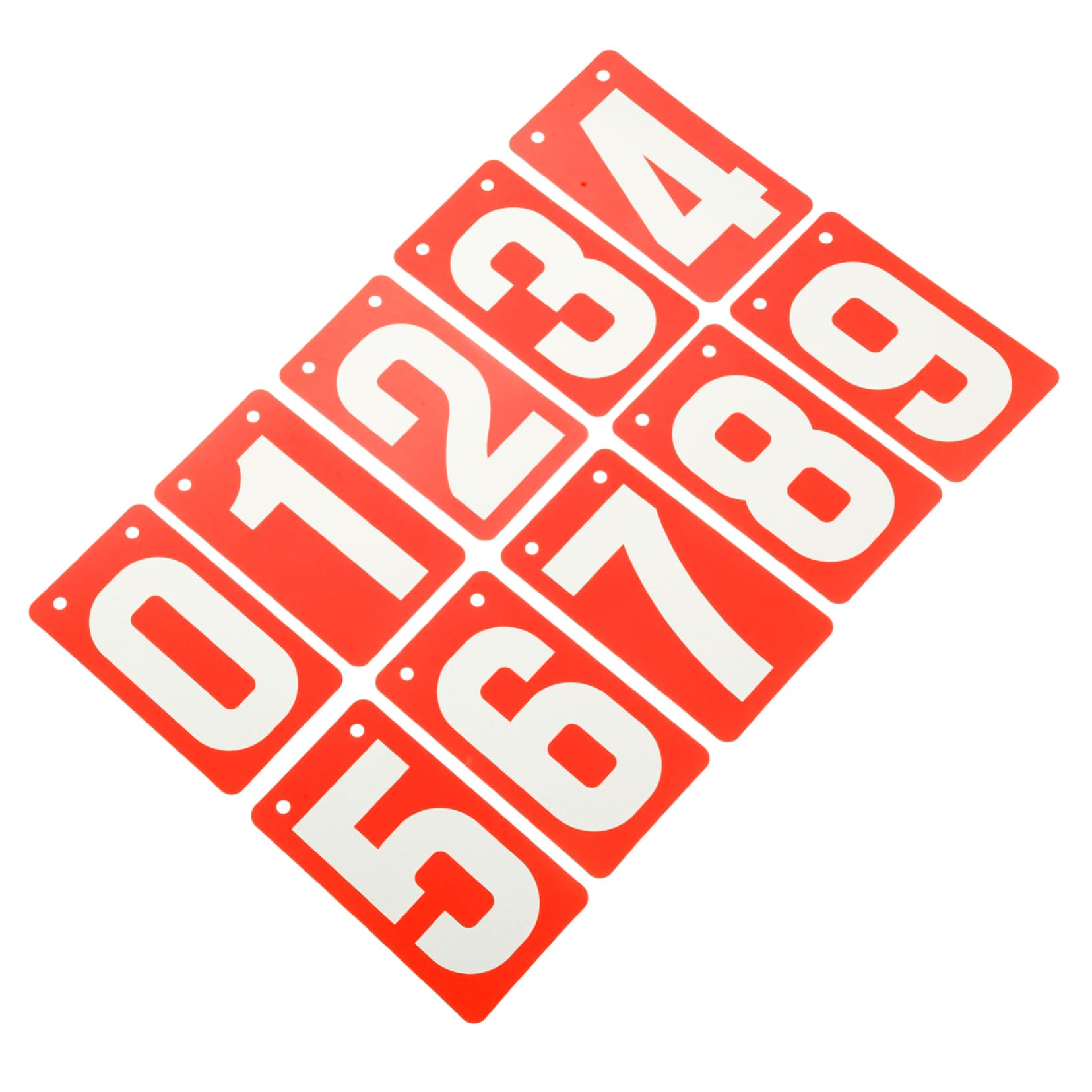 ibasenice Scoreboard Refills 10pcs Digital Flip Scorecards Sports Scoreboard Cards Portable Score Keeper Billiards Tennis Football Match Accessory