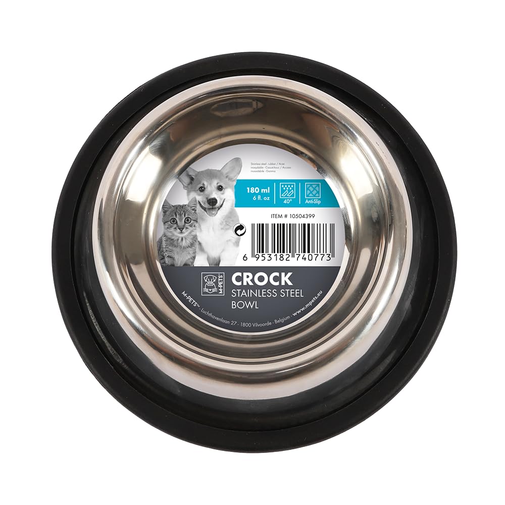 M-PETS Crock Stainless Steel Bowl M