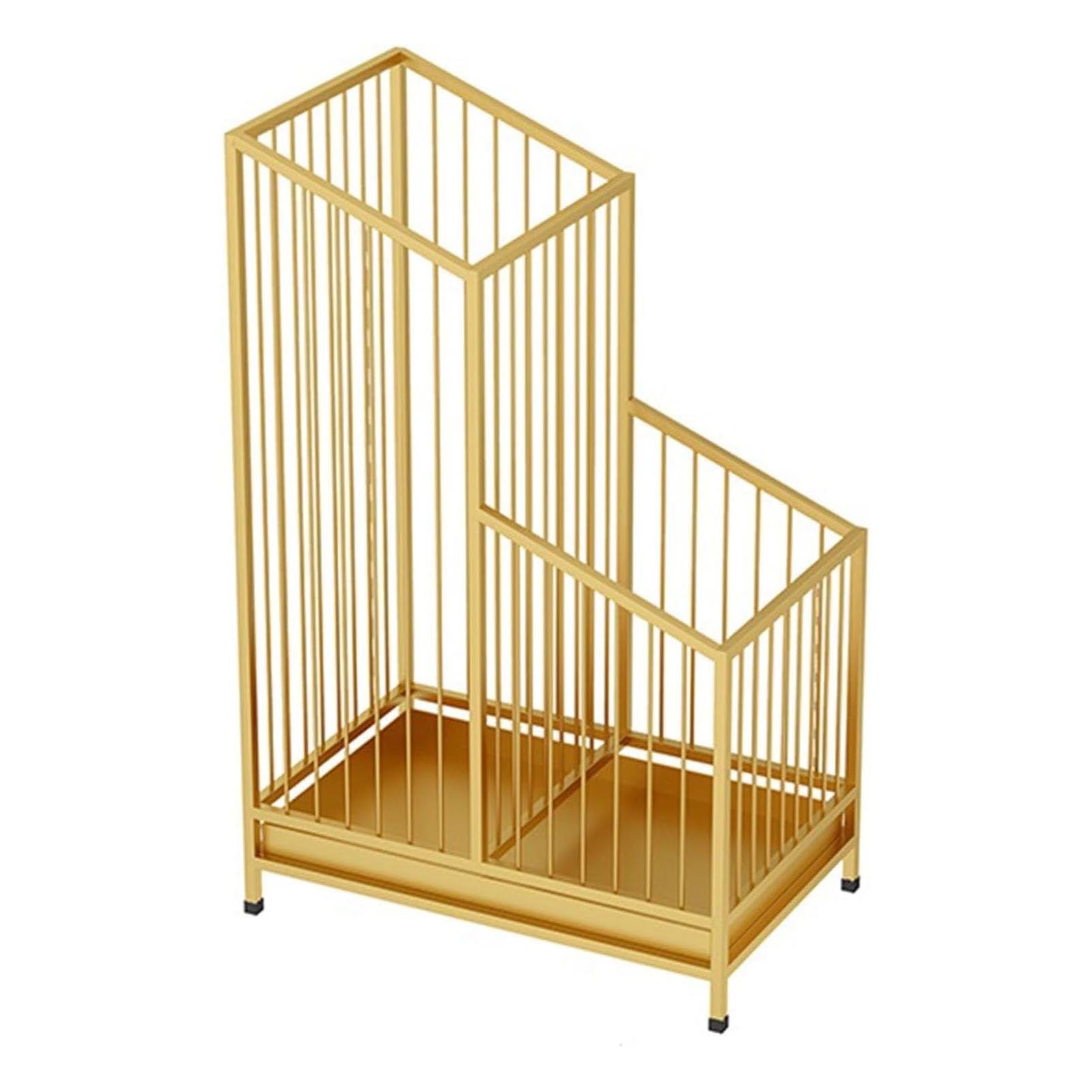 GHHVFEC Indoor Umbrella Stand, Large Capacity Metal Umbrella Holder, Standing Bin for Cane, Entrance Umbrella Storage Rack for Hotel Office