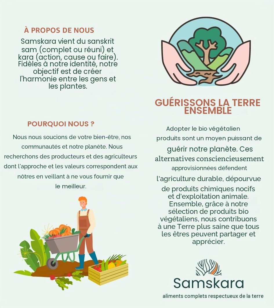 Poudre d'açai| BIO biologique | Samskara | (500g x 1 pack)