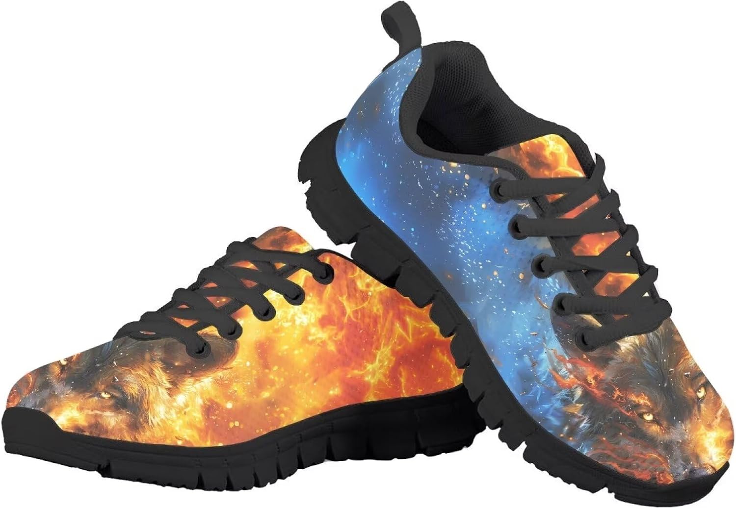 Mumeson Unisex Kids Athletic Running Walking Shoes Breathable Snekers Lace Up Low Top Non Slip Rubber Sole Shoes Size 28-36