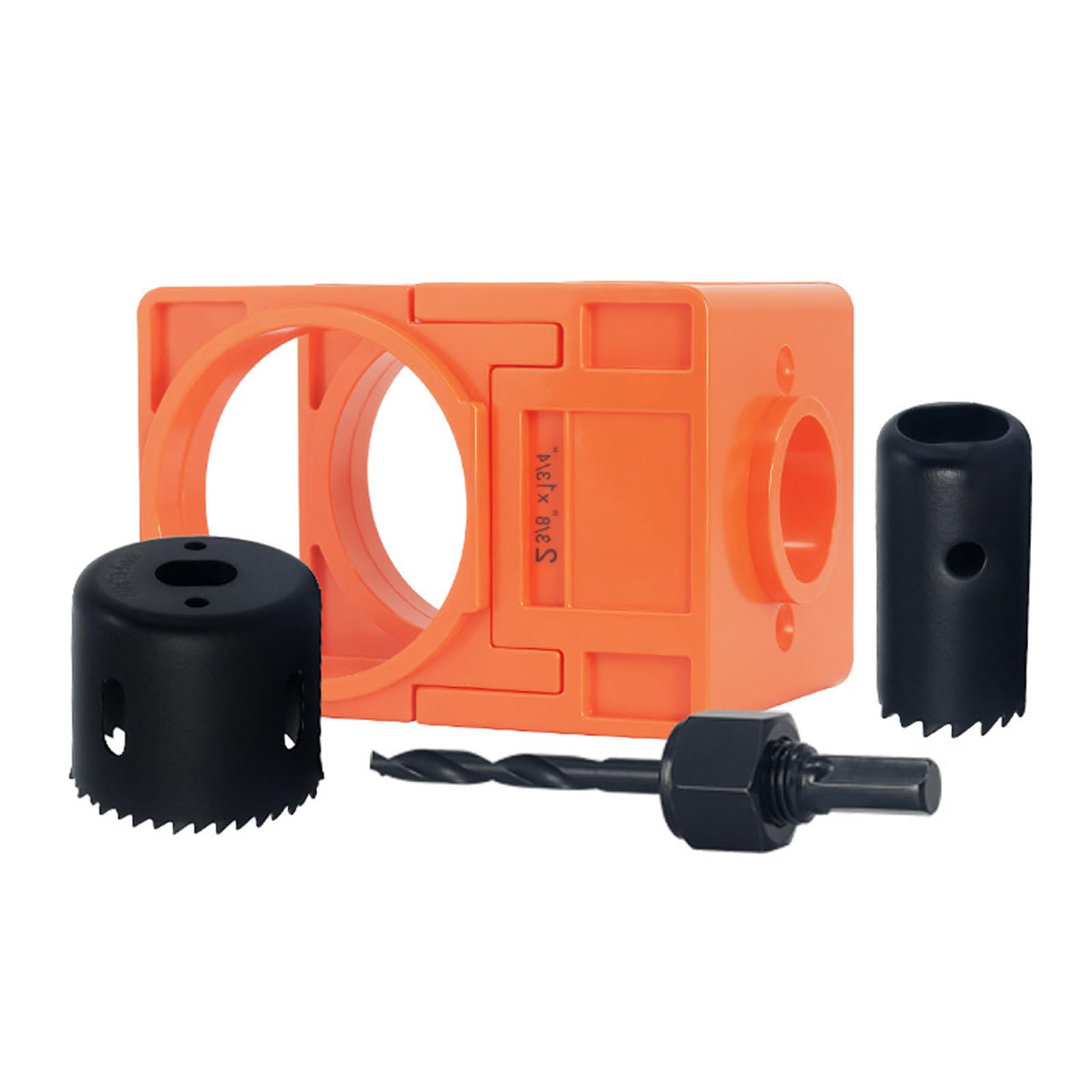 4Pcs Complete Door Template Reinforced Design Efficient Drilling Work Reduced Measurement Arm Guide for Door Drilling