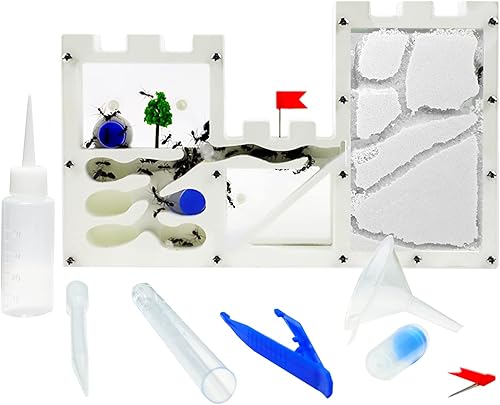 Gran castillo de granja de hormigas de arena, ecosistema de hábitat de hormigas para estudiar colonia de hormigas Kit educativo de ciencia del