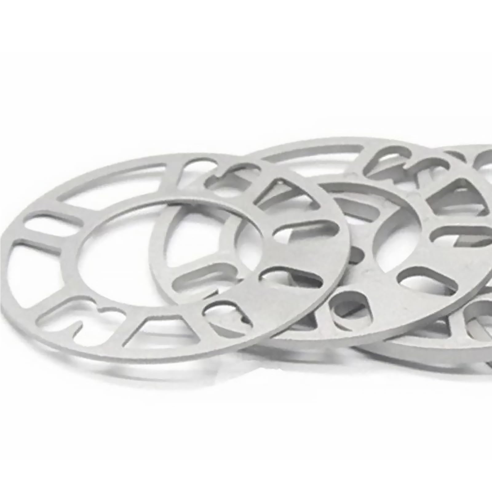 élargisseur Voie 4 Entretoises De Roue 5mm - Alliage Aluminium - Élargisseurs De Voie Universels - Pour Voiture Accessoire Tuning Sécurité