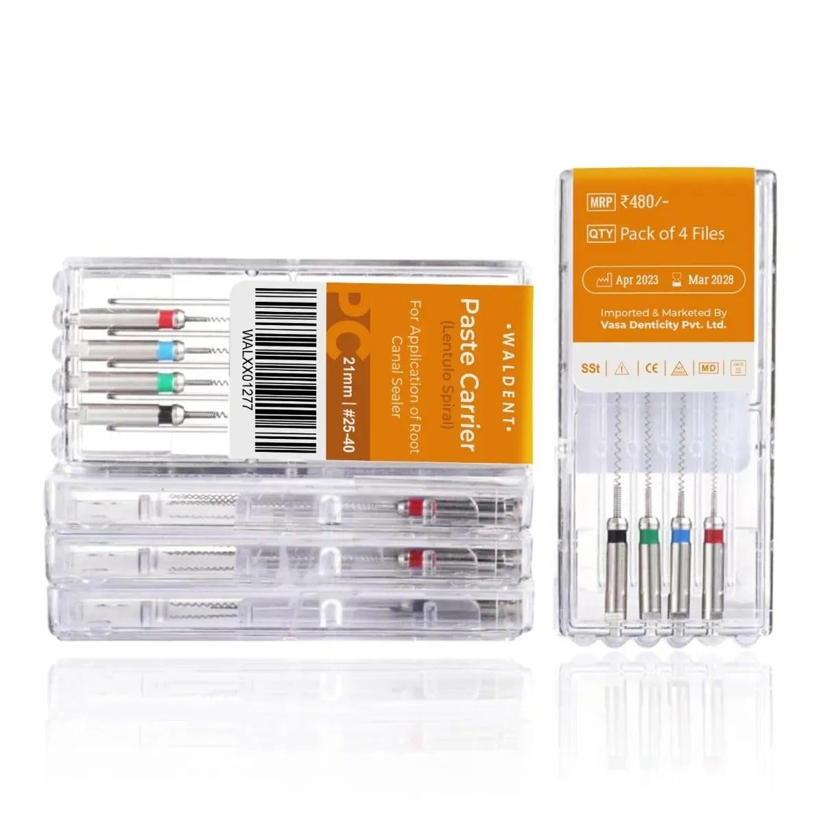 Waldent Paste Carrier (Lentulo Spiral) 25mm #25-40 (Pack of 4)-image-17