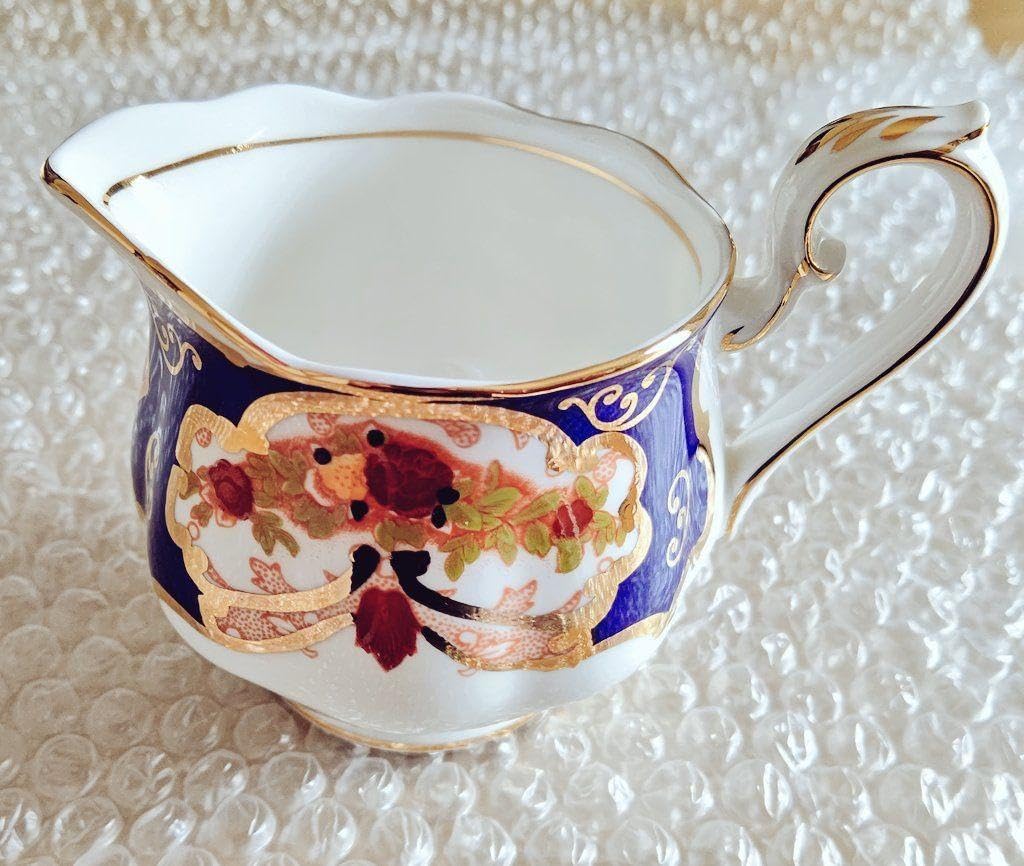 ヘレ ンド アポニーフラワー ポット、シュガー、ミルク、プレート