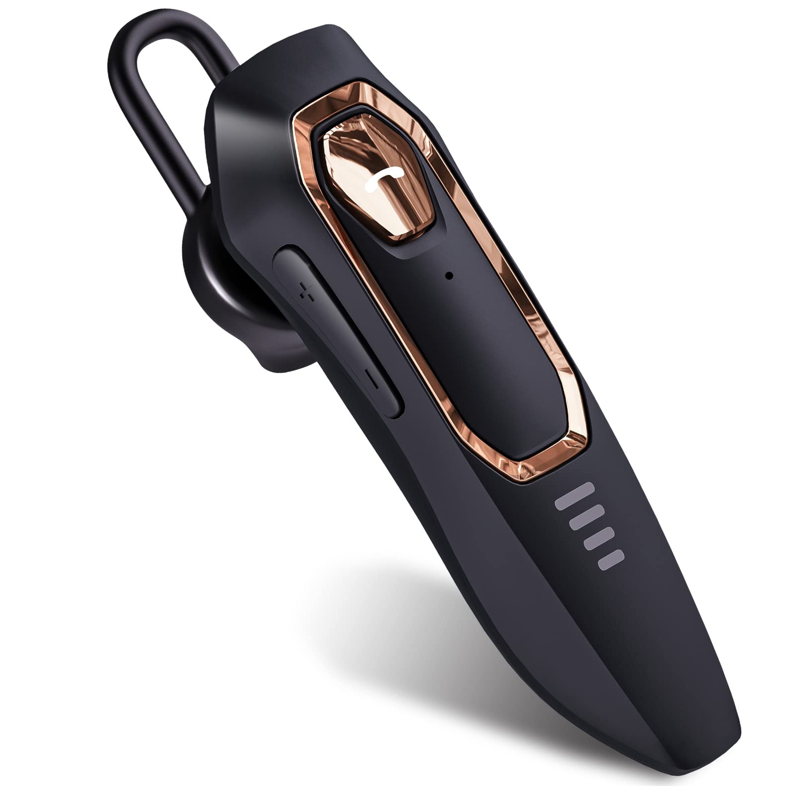 MicoolTrucker Bluetooth Headset, Noise Cancelling, 30H Talking Time, Mute Button, Hands Free Bluetooth Earpiece for Cell Phone