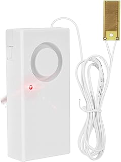 Water Leak Detector, Flood Alarm 120dB Water Detector, Water Level Alarm System, for Kitchen Bathroom Laundry Room