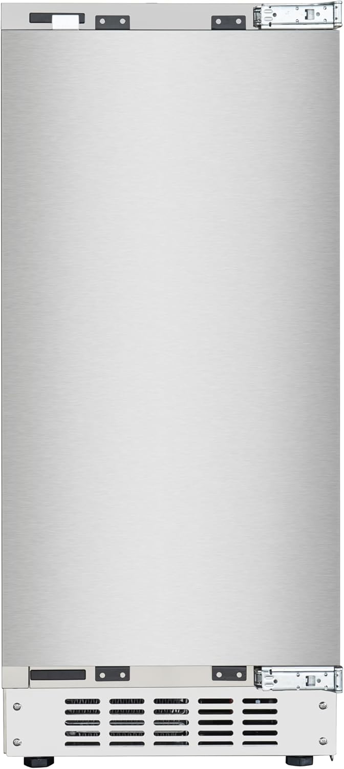 KoolMore Reserve 15 in. Residential Panel Ready (Panel Not Included) Ice Maker 57 lbs/24hr in Stainless-Steel (KM-BIM57-PR)